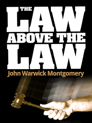 cover image of The Law Above the Law